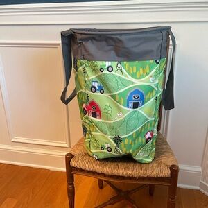 Thirty-One-Farm Print Laundry Hamper